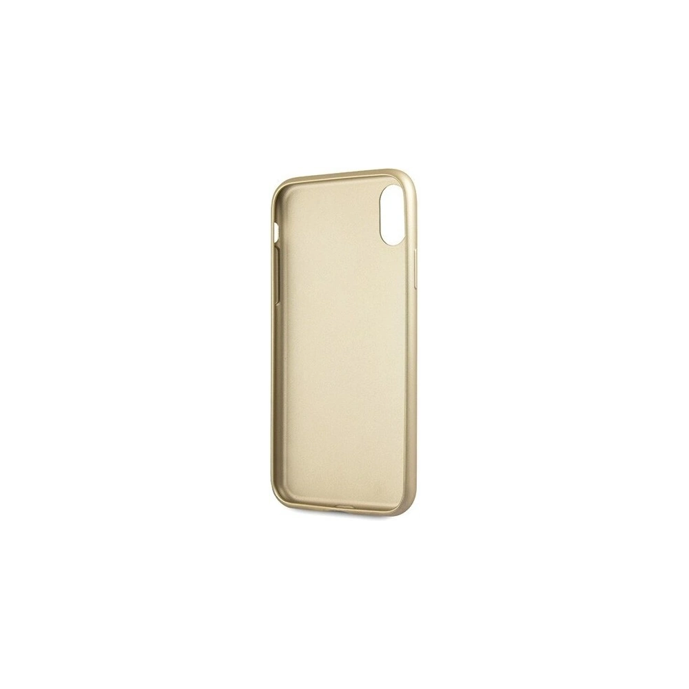 Hurtownia GSM - Etui Guess GUHCPXRSSASGO Apple iPhone X/XS złoty/gold hard case Saffiano 4G Circle Logo - GUE449GLD - {ean13} - Hurt