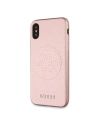 Hurtownia GSM - Etui Guess GUHCPXRSSASRG Apple iPhone X/XS różowo-złoty/rose gold hard case Saffiano 4G Circle Logo - GUE450RS - {ean13} - Hurt