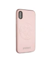 Hurtownia GSM - Etui Guess GUHCPXRSSASRG Apple iPhone X/XS różowo-złoty/rose gold hard case Saffiano 4G Circle Logo - GUE450RS - {ean13} - Hurt