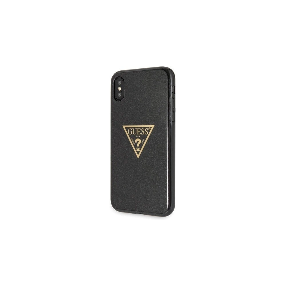 Hurtownia GSM - Etui Guess GUHCPXSGTLBK Apple iPhone X/XS czarny/black hard case Glitter Triangle - GUE451BLK - {ean13} - Hurt