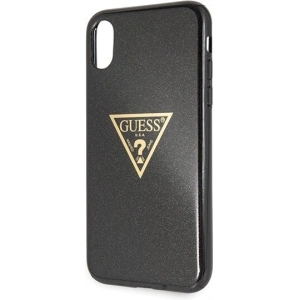 Hurtownia GSM - Etui Guess GUHCPXSGTLBK Apple iPhone X/XS czarny/black hard case Glitter Triangle - GUE451BLK - {ean13} - Hurt