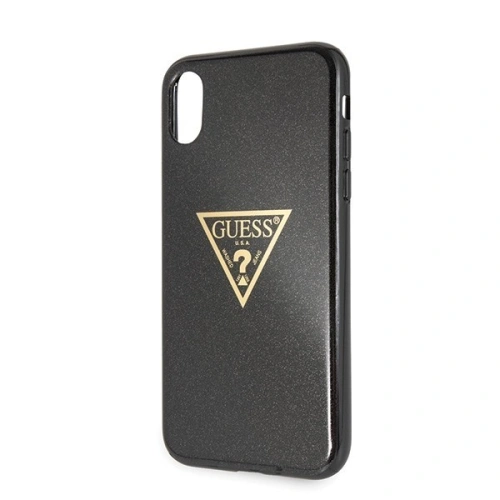 Etui Guess GUHCPXSGTLBK Apple iPhone X/XS czarny/black hard case Glitter Triangle