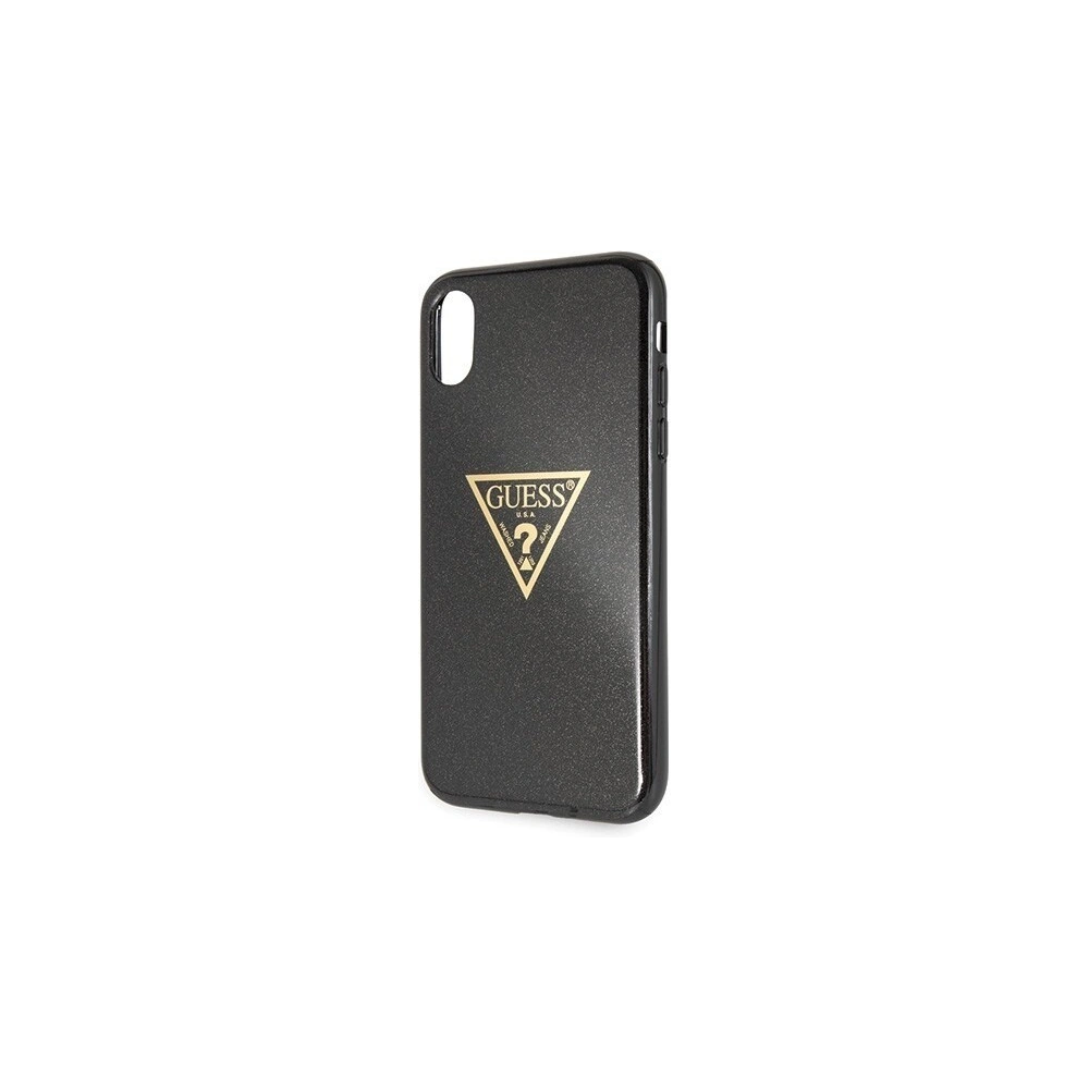 Hurtownia GSM - Etui Guess GUHCPXSGTLBK Apple iPhone X/XS czarny/black hard case Glitter Triangle - GUE451BLK - {ean13} - Hurt