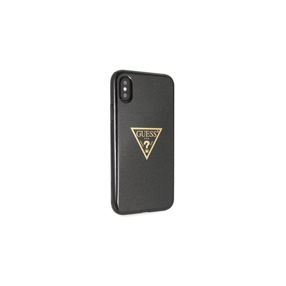 Hurtownia GSM - Etui Guess GUHCPXSGTLBK Apple iPhone X/XS czarny/black hard case Glitter Triangle - GUE451BLK - {ean13} - Hurt