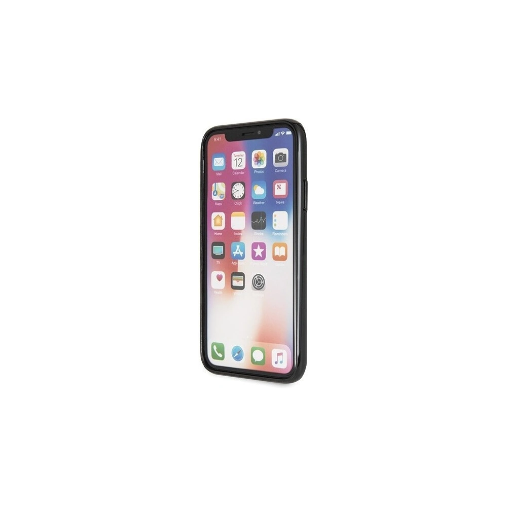 Hurtownia GSM - Etui Guess GUHCPXSGTLBK Apple iPhone X/XS czarny/black hard case Glitter Triangle - GUE451BLK - {ean13} - Hurt