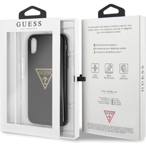 Hurtownia GSM - Etui Guess GUHCPXSGTLBK Apple iPhone X/XS czarny/black hard case Glitter Triangle - GUE451BLK - {ean13} - Hurt