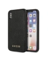 Etui Guess GUHCPXSLSABK Apple iPhone X/XS czarny/black hard case Saffiano Silicone