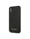 Hurtownia GSM - Etui Guess GUHCPXSLSABK Apple iPhone X/XS czarny/black hard case Saffiano Silicone - GUE452BLK - {ean13} - Hurt
