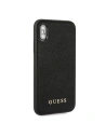Hurtownia GSM - Etui Guess GUHCPXSLSABK Apple iPhone X/XS czarny/black hard case Saffiano Silicone - GUE452BLK - {ean13} - Hurt