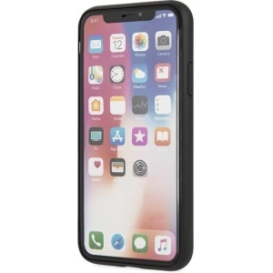 Hurtownia GSM - Etui Guess GUHCPXSLSABK Apple iPhone X/XS czarny/black hard case Saffiano Silicone - GUE452BLK - {ean13} - Hurt