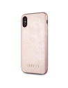 Hurtownia GSM - Etui Guess GUHCPXSLSAPI Apple iPhone X/XS różowy/pink hard case Saffiano Silicone - GUE453PNK - {ean13} - Hurt