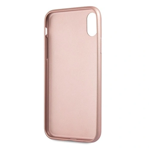 Etui Guess GUHCPXSLSAPI Apple iPhone X/XS różowy/pink hard case Saffiano Silicone