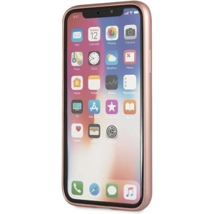 Hurtownia GSM - Etui Guess GUHCPXSLSAPI Apple iPhone X/XS różowy/pink hard case Saffiano Silicone - GUE453PNK - {ean13} - Hurt