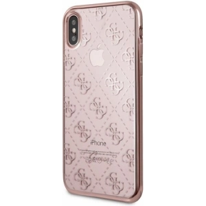 Hurtownia GSM - Etui Guess GUHCPXTR4GRG Apple iPhone X/XS różowo-złoty/rose gold 4G Transparent - GUE454RS - {ean13} - Hurt