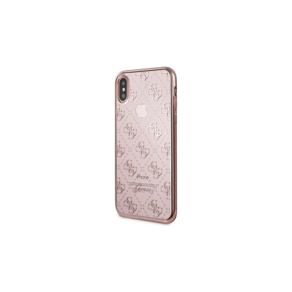 Hurtownia GSM - Etui Guess GUHCPXTR4GRG Apple iPhone X/XS różowo-złoty/rose gold 4G Transparent - GUE454RS - {ean13} - Hurt