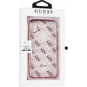 Hurtownia GSM - Etui Guess GUHCPXTR4GRG Apple iPhone X/XS różowo-złoty/rose gold 4G Transparent - GUE454RS - {ean13} - Hurt
