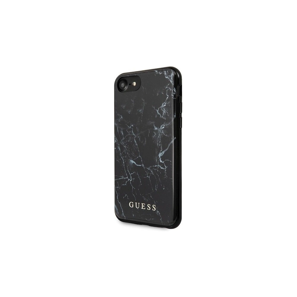 Hurtownia GSM - Etui Guess GUHI8PCUMABK Apple iPhone SE 2022/SE 2020/8/7 czarny/black Marble - GUE455BLK - {ean13} - Hurt