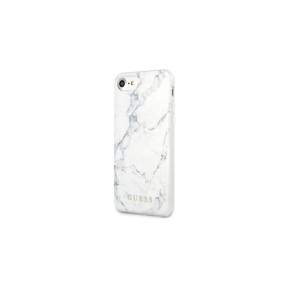 Hurtownia GSM - Etui Guess GUHI8PCUMAWH Apple iPhone SE 2022/SE 2020/8/7 biały/white Marble - GUE456WHT - {ean13} - Hurt