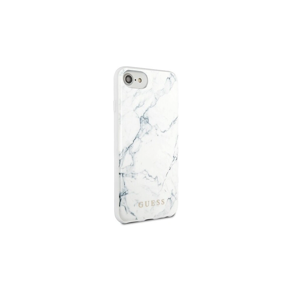 Hurtownia GSM - Etui Guess GUHI8PCUMAWH Apple iPhone SE 2022/SE 2020/8/7 biały/white Marble - GUE456WHT - {ean13} - Hurt