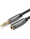 Przedłużacz audio AUX UGREEN kabel jack 3,5 mm, 3m (szary)