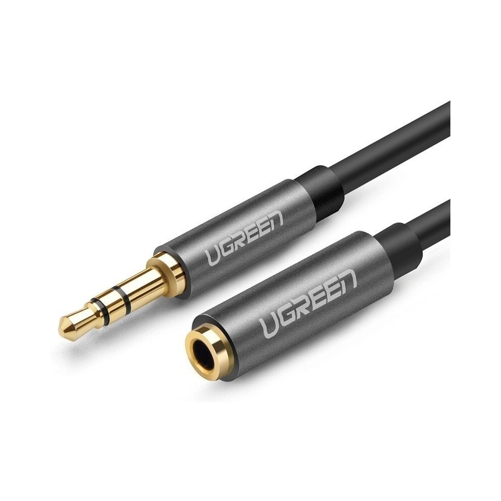 Hurtownia GSM - Przedłużacz audio AUX UGREEN kabel jack 3,5 mm, 3m (szary) - UGR280SLV - {ean13} - Hurt