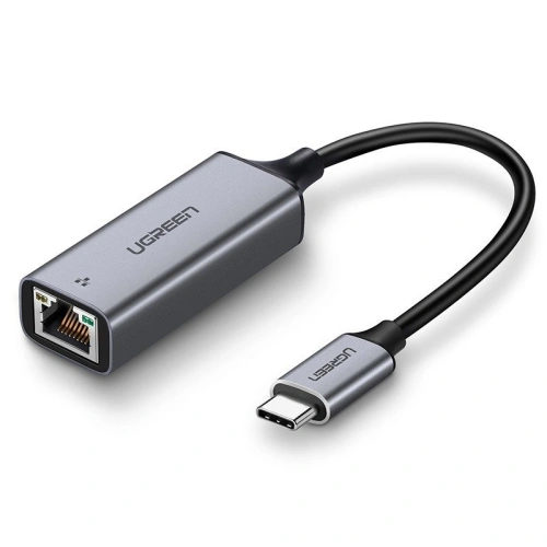Adapter USB-C na RJ45 UGREEN aluminiowy, Gigabit Ethernet
