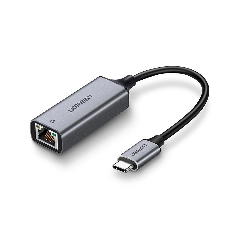 Hurtownia GSM - Adapter USB-C na RJ45 UGREEN aluminiowy, Gigabit Ethernet - UGR277 - {ean13} - Hurt