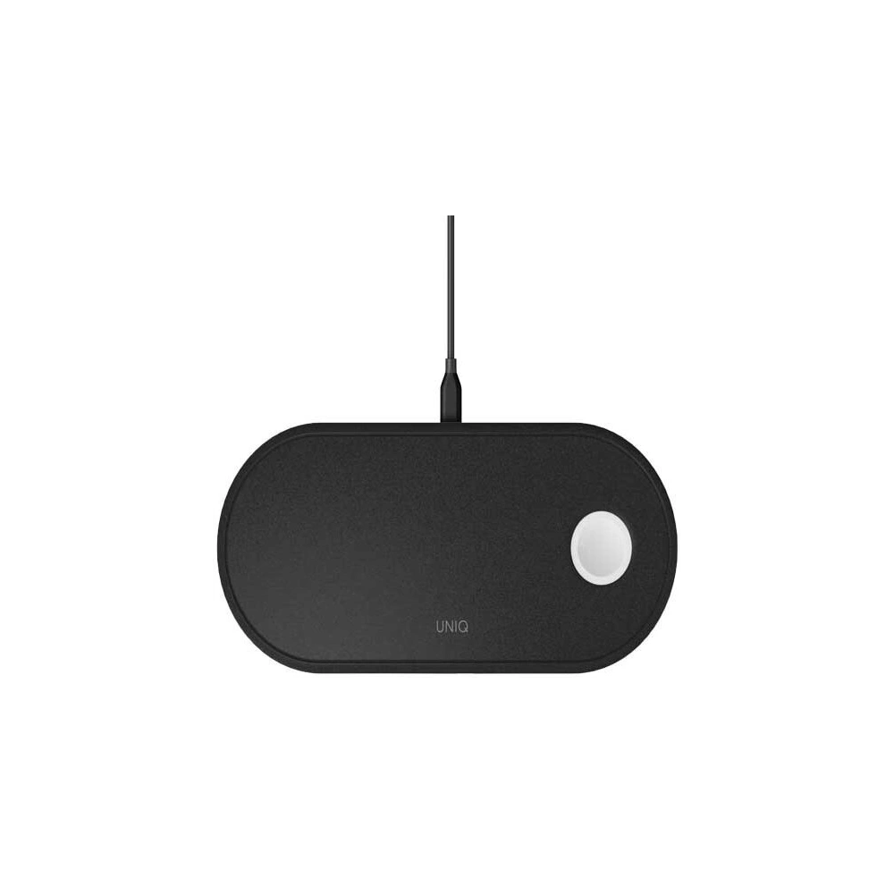 Hurtownia GSM - UNIQ Ład. indukcyjna Aereo 3w1 10W Fast charge czarny/charcoal black (LITHOS Collective) - UNIQ160BLK - {ean13} - Hurt