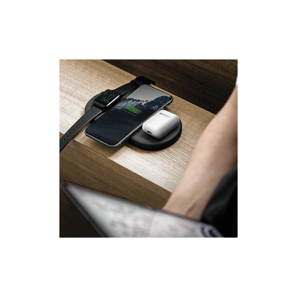 Hurtownia GSM - UNIQ Ład. indukcyjna Aereo 3w1 10W Fast charge czarny/charcoal black (LITHOS Collective) - UNIQ160BLK - {ean13} - Hurt