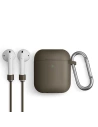 Etui UNIQ Vencer Apple AirPods 1/2 Silicone beżowy/dark sand beige