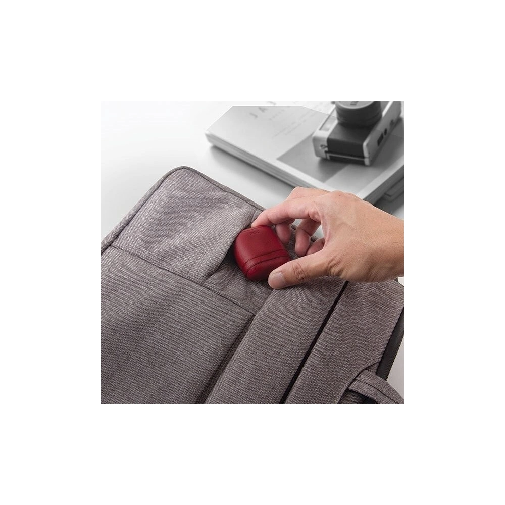 Hurtownia GSM - Etui UNIQ Terra Apple AirPods 1/2 Genuine Leather beżowy/beige - UNIQ158BEI - {ean13} - Hurt