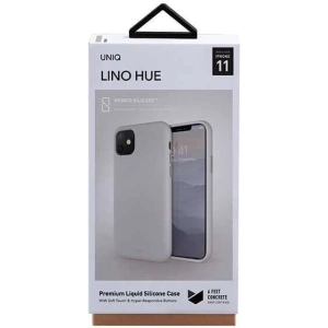 Etui UNIQ Lino Hue Apple iPhone 11 beżowy/beige ivory