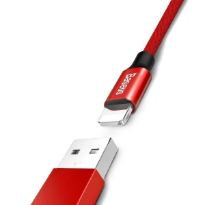 Hurtownia GSM - Kabel Baseus Yiven Lightning 180 cm 2A - czerwony - BSU1297RED - {ean13} - Hurt