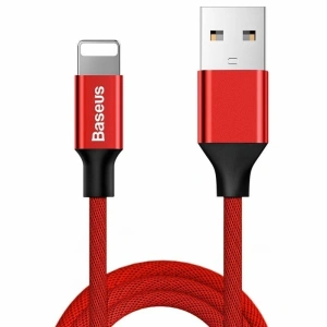 Hurtownia GSM - Kabel Baseus Yiven Lightning 180 cm 2A - czerwony - BSU1297RED - {ean13} - Hurt