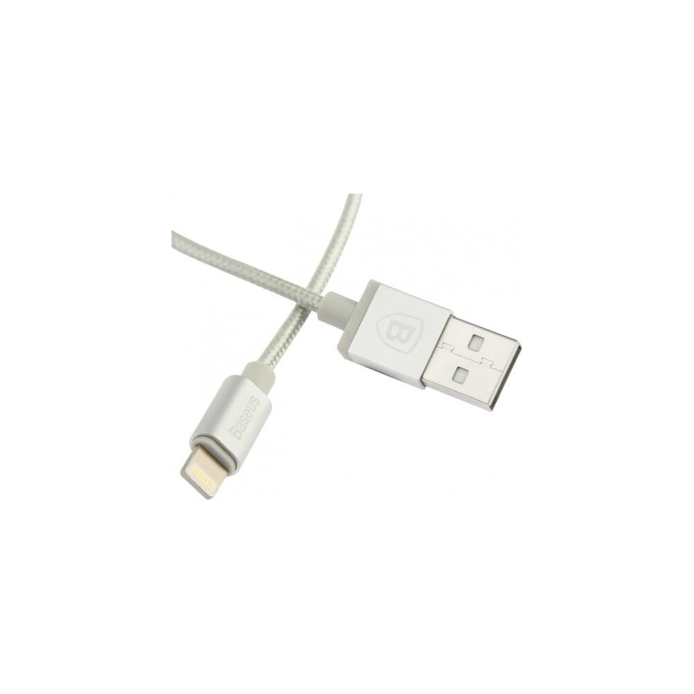 Hurtownia GSM - Kabel Baseus Antila Lightning 1m 2.4A MFI - srebrny - BSU1307SLV - {ean13} - Hurt