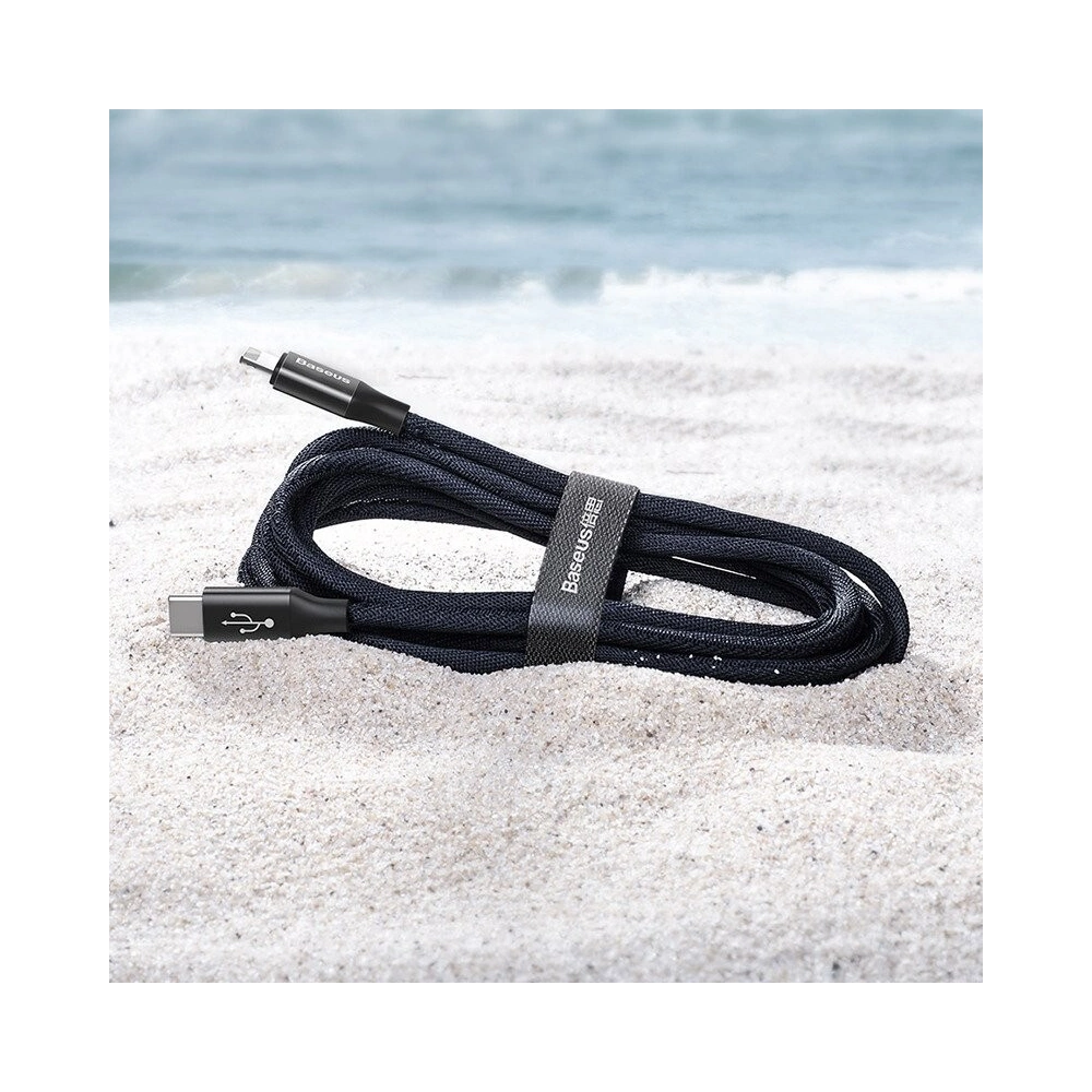 Hurtownia GSM - Kabel Baseus Yiven Typ C / Ligtning 2m 2A (czarny) - BSU1323BLK - {ean13} - Hurt