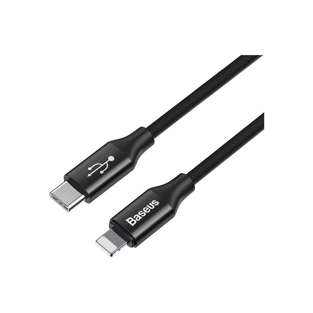 Hurtownia GSM - Kabel Baseus Yiven Typ C / Ligtning 2m 2A (czarny) - BSU1323BLK - {ean13} - Hurt