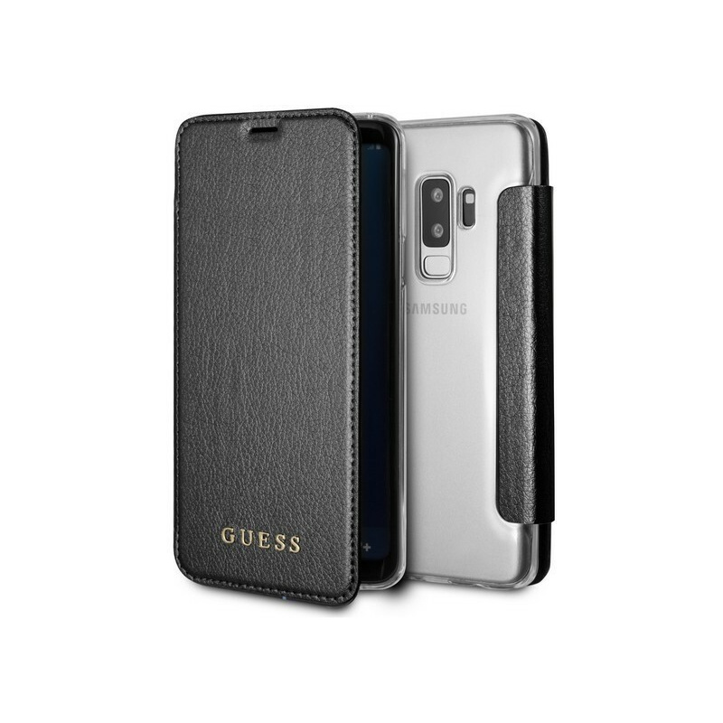 Guess Distributor - 3700740426937 - GUE458BLK - Guess GUFLBKS9LIGLTBK Samsung Galaxy S9 Plus G965 black book Iridescent - B2B homescreen