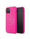 Wholesale Guess GUHCN58LS4GFU Apple iPhone 11 Pro fuchsia hard case Silicone 4G Tone On Tone - GUE459FKS - {ean13} - Hurt