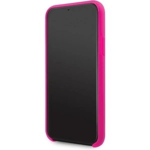 Etui Guess GUHCN58LS4GFU Apple iPhone 11 Pro fuksja/fuchsia hard case Silicone 4G Tone On Tone