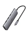 Adapter 5w1 UGREEN Hub USB-C do 3x USB 3.0 + SD + MicroSD