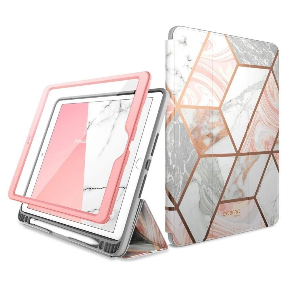 Hurtownia GSM - Etui Supcase Cosmo Pencil Apple iPad 10.2 2019 Marble - SPC101MRB - {ean13} - Hurt