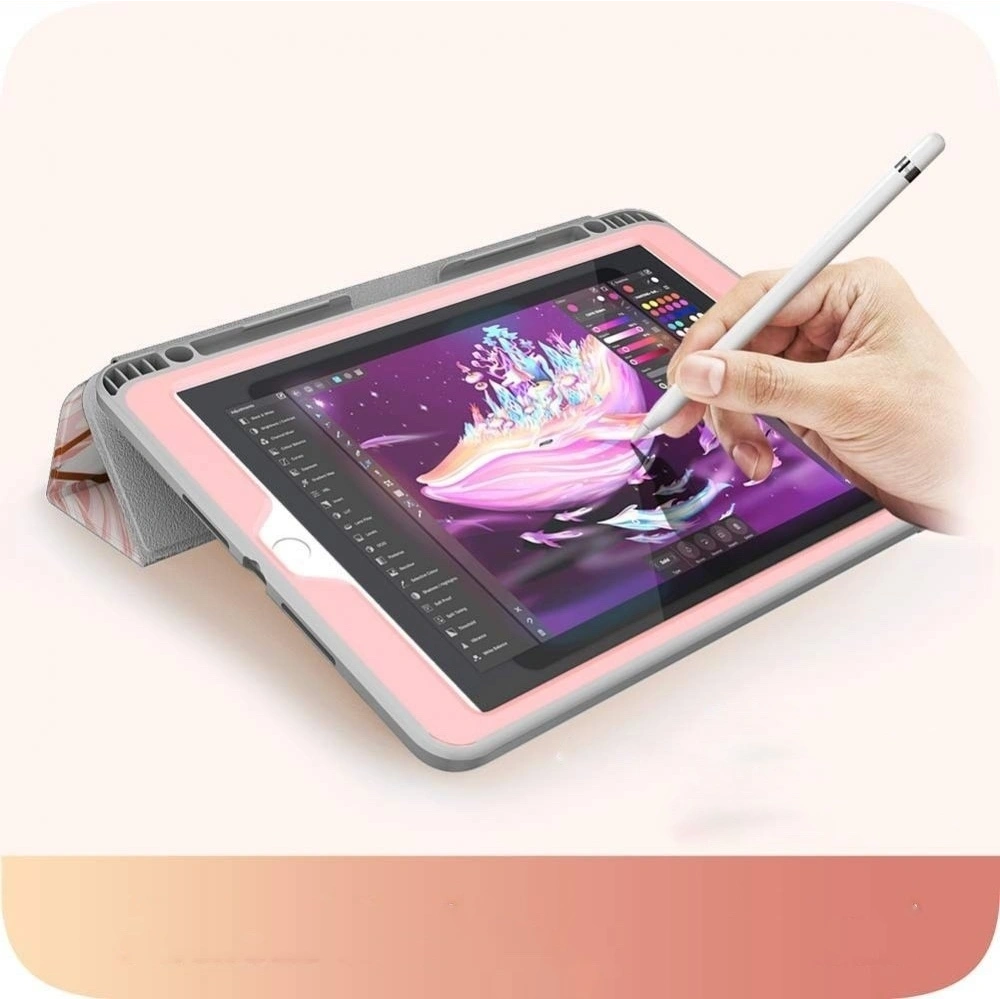 Hurtownia GSM - Etui Supcase Cosmo Pencil Apple iPad 10.2 2019 Marble - SPC101MRB - {ean13} - Hurt
