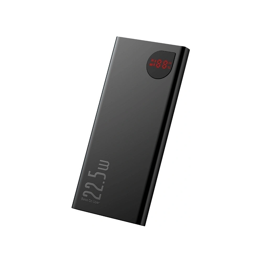 Hurtownia GSM - Powerbank Baseus Adaman, 10000mAh, metalowy, QC 3.0, PD, Huawei SCP, 22,5W (czarny) - BSU1328BLK - {ean13} - Hurt