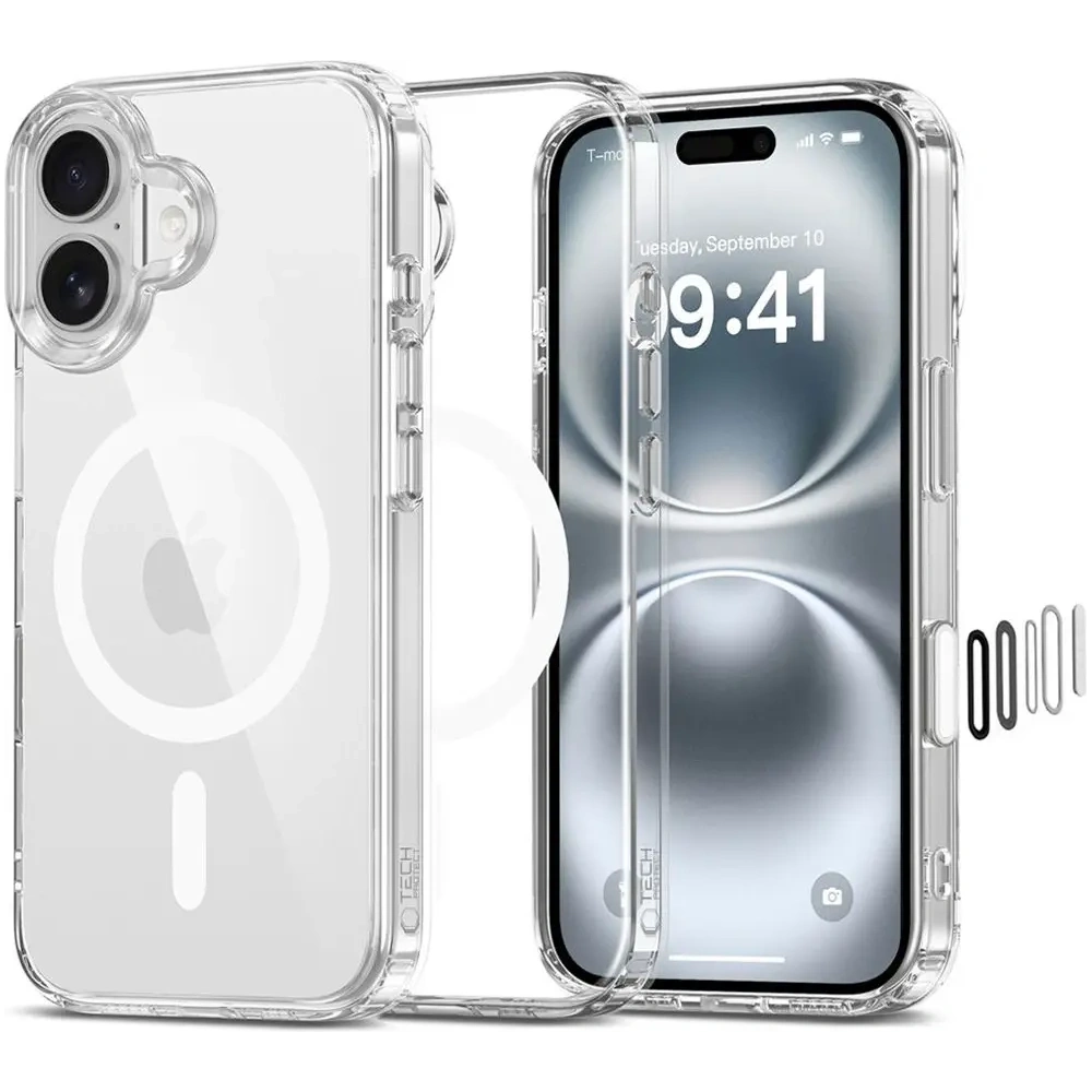 Hurtownia GSM - Tech-Protect Flexair Hybrid CC MagSafe Apple iPhone 16 Transparent - THP3647 - {ean13} - Hurt