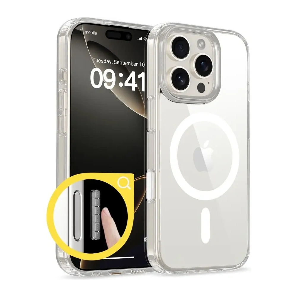 Hurtownia GSM - Tech-Protect Flexair Hybrid CC MagSafe Apple iPhone 16 Pro Transparent - THP3648 - {ean13} - Hurt