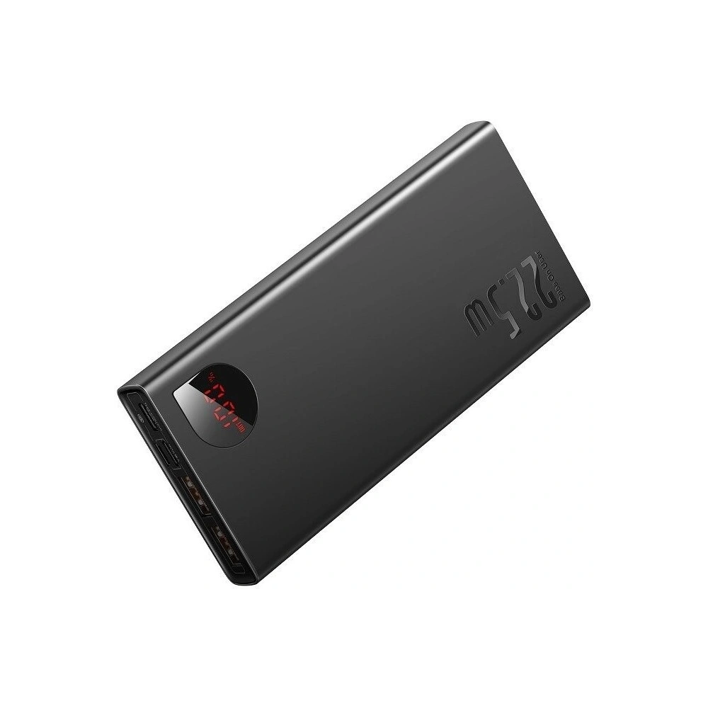 Hurtownia GSM - Powerbank Baseus Adaman, 10000mAh, metalowy, QC 3.0, PD, Huawei SCP, 22,5W (czarny) - BSU1328BLK - {ean13} - Hurt