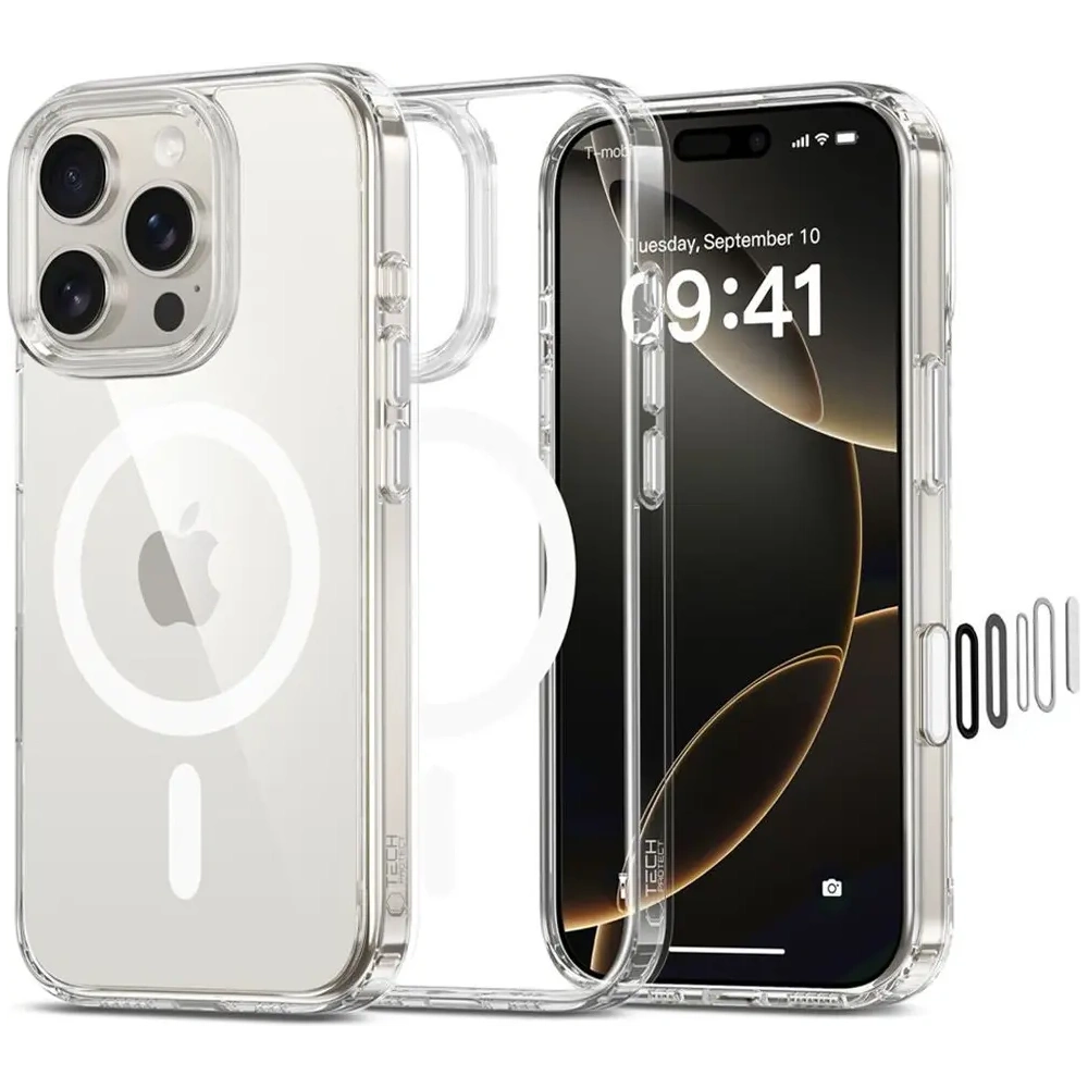 Hurtownia GSM - Tech-Protect Flexair Hybrid CC MagSafe Apple iPhone 16 Pro Max Transparent - THP3649 - {ean13} - Hurt