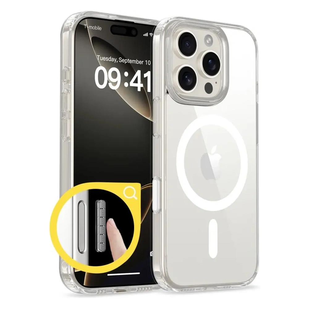 Hurtownia GSM - Tech-Protect Flexair Hybrid CC MagSafe Apple iPhone 16 Pro Max Transparent - THP3649 - {ean13} - Hurt