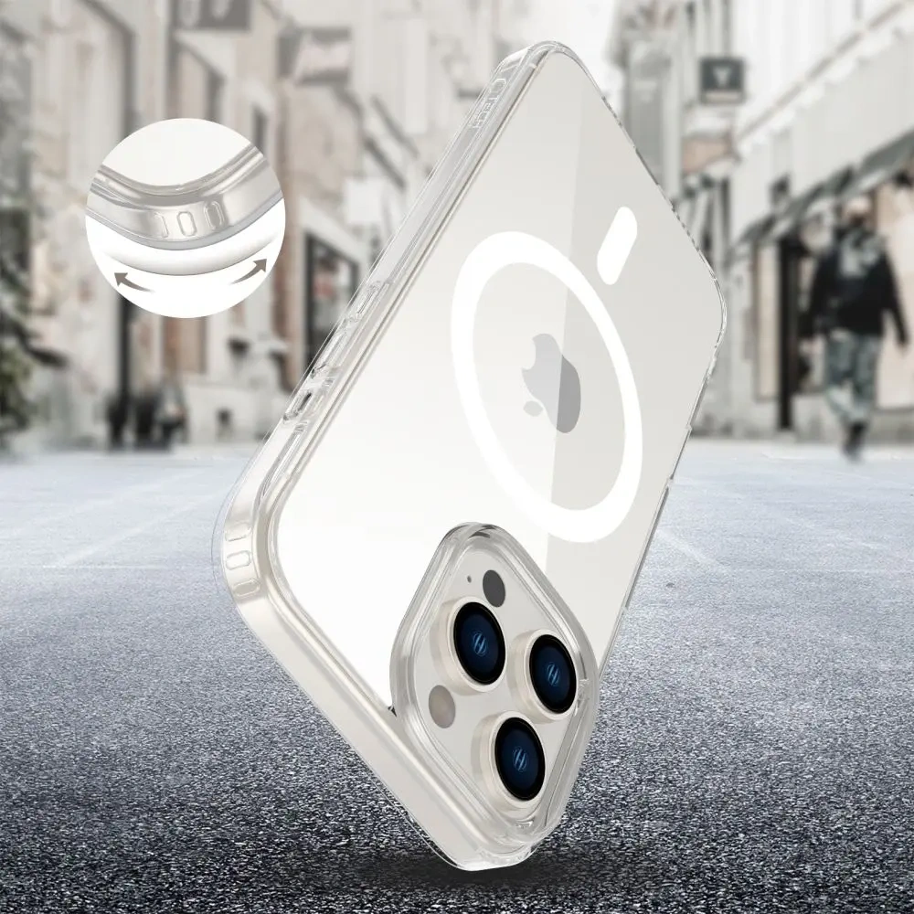 Wholesale Tech-Protect Flexair Hybrid CC MagSafe Apple iPhone 16 Pro Max Clear - THP3649 - {ean13} - Hurt